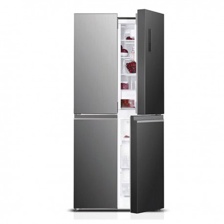 Davoline D4SS 421D IX Ψυγείο Ντουλάπα 421lt Total NoFrost Υ180xΠ79.5xΒ70εκ. Inox E