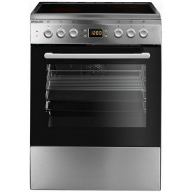 Davoline DAC 800 IX Κουζίνα 72lt με Κεραμικές Εστίες Π60εκ. Inox A