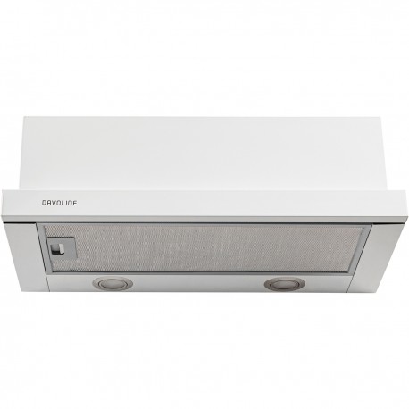 Davoline Omega Plus Συρόμενος Απορροφητήρας 60cm Λευκός A+