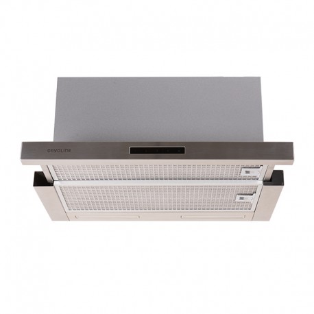 Davoline Ios Pro Revo Συρόμενος Απορροφητήρας 90cm Inox A+