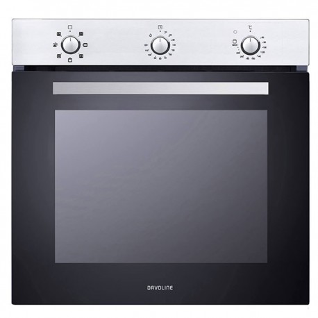 Davoline BXA 608 IX Φούρνος άνω Πάγκου 72lt Π59.4εκ. Inox A