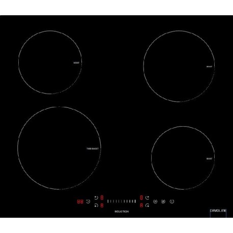 Davoline IND 7204 Επαγωγική Εστία Αυτόνομη με Λειτουργία Κλειδώματος 59x52εκ.