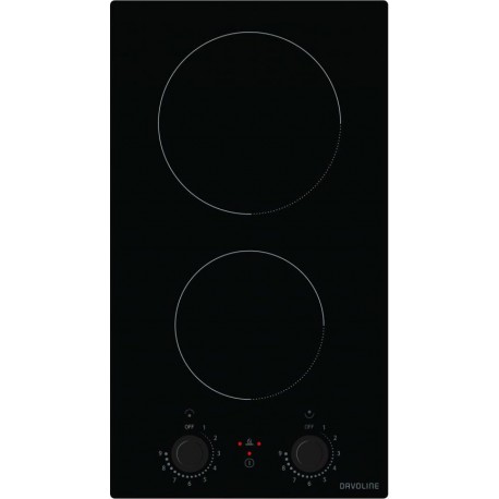 Davoline DVC 29 K Domino Κεραμική Εστία Αυτόνομη με Λειτουργία Κλειδώματος 29x52εκ.