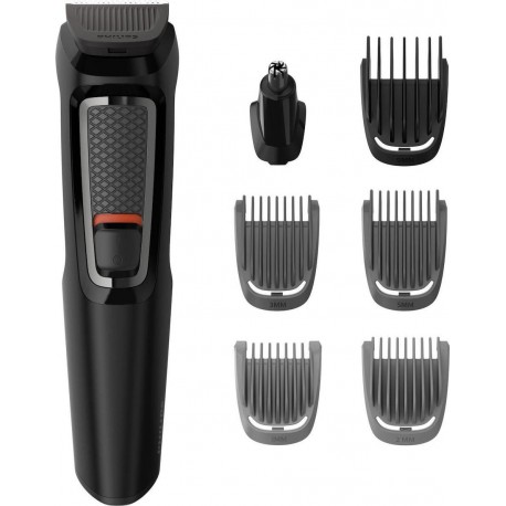 Philips MG3720/15 Multigroom Series 3000 Σετ Επαναφορτιζόμενης Κουρευτικής Μηχανής Μαύρο