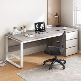 ΕΟ4396,2 ΓΡΑΦΕΙΟ με 3 Συρτάρια Μέταλλο Βαφή Άσπρο - Grey