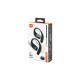 JBL Endurance Zone Open Ear Bluetooth Handsfree Ακουστικά με Αντοχή στον Ιδρώτα και Θήκη Φόρτισης Μαύρα