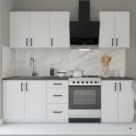 GR-MELISAMODW Κουζίνα Melisa Modest 6 Τεμαχίων Λευκή