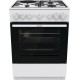 Gorenje GK6B43WD Κουζίνα 71lt με Εστίες Φυσικού Αερίου & Ρεύματος Π60εκ. Λευκή A