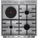 Gorenje GK6B42XD Κουζίνα 71lt με Εστίες Φυσικού Αερίου & Ρεύματος Π60εκ. Inox A