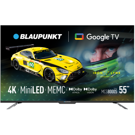 20-55MCG8000 BLAUPUNKT 55- MINI LED,4K ULTRA HD,GOOGLE TV,DOLBY ATMOS 55MCG8000S