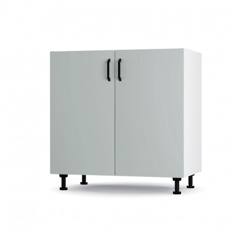 LS8082M05 Modest Κάτω Ντουλάπι Νεροχύτη Γκρι 80x48x82cm