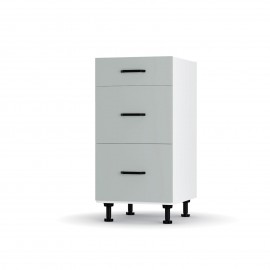 LD1240M05 Modest Κάτω Ντουλάπι Συρταριέρα Γκρι  40x48x82 εκ