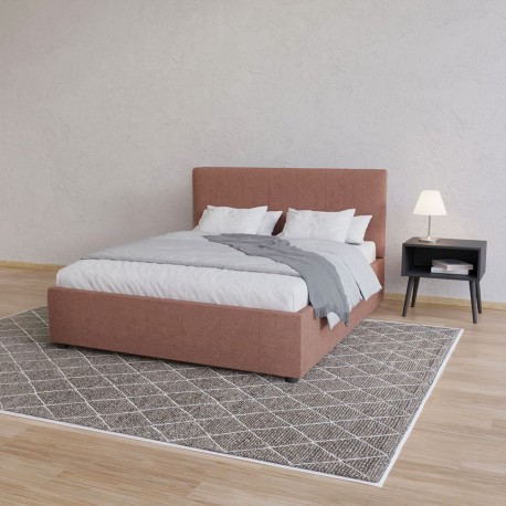 GR-BILL15-M05 Κρεβάτι Billy Τερακότα 150x200cm