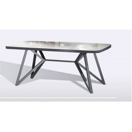 3987 ΧΕΡΙ ΞΥΛΟ ΤΡΑΠΕΖΙ ΔΕΙΠΝΟΥ 3987 ΙΣΙΟ ΜΑΡΜΑΡΟ 180x90 Κωδ. 3987-sm.330