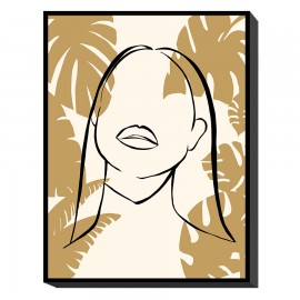 14690015 Πίνακας Σε Κορνίζα ArteLibre -Γυναικεία Φιγούρα- Καμβάς 60x80x3.5cm