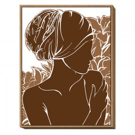 14690018 Πίνακας Σε Κορνίζα ArteLibre -Γυναικεία Φιγούρα- Καμβάς 60x80x3.5cm