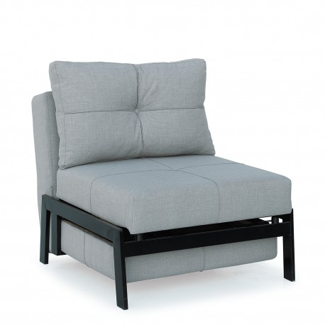 14210230 Πολυθρόνα ArteLibre OLIVER Ανοιχτό Γκρι 87x93x90cm Γκρι