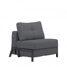 14210231 Πολυθρόνα ArteLibre OLIVER Σκούρο Γκρι 87x93x90cm Γκρι