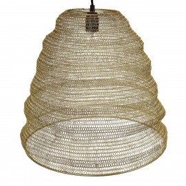 05151750 Φωτιστικό Κρεμαστό ArteLibre Χρυσό Μέταλλο 43x43x40cm