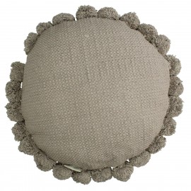 05152140 Μαξιλάρι ArteLibre Πομ Πομ Γκρι Βαμβακερό 45x45cm Γκρι