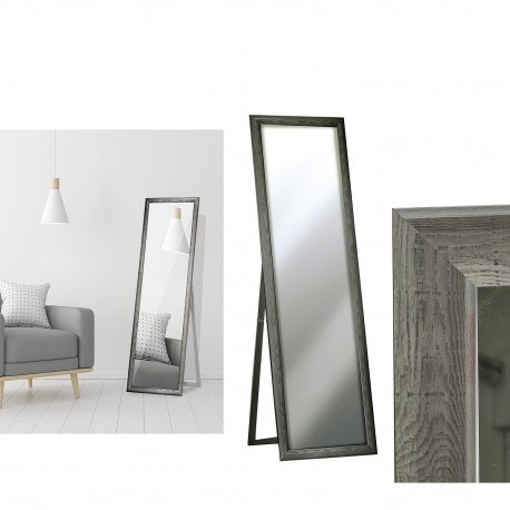 06512735 Καθρέφτης δρύς/γκρι 48.5x159cm