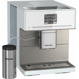 Miele CM 7550 Αυτόματη Μηχανή Espresso 1500W Πίεσης 15bar για Cappuccino με Μύλο και Wi-Fi Λευκή (11025300)