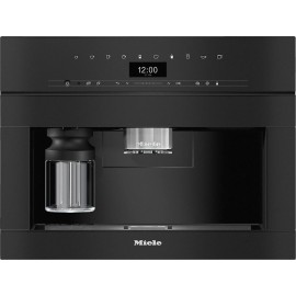 Miele CVA 7440 Obsidian Αυτόματη Μηχανή Espresso Εντοιχιζόμενη 1500W Πίεσης 5bar με Μύλο Άλεσης Μαύρη (11163240)