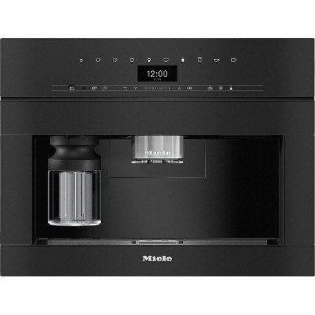 Miele CVA 7440 Obsidian Αυτόματη Μηχανή Espresso Εντοιχιζόμενη 1500W Πίεσης 5bar με Μύλο Άλεσης Μαύρη (11163240)