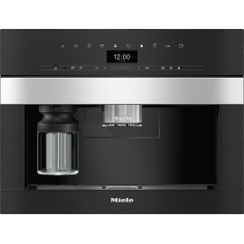 Miele CVA 7440 Cleansteel Αυτόματη Μηχανή Espresso Εντοιχιζόμενη 1500W Πίεσης 5bar με Μύλο Άλεσης Μαύρη (11163410)