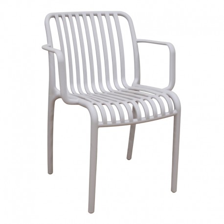 21-0056-4 PARMA-S WHITE ΠΟΛΥΘΡΟΝΑ ΠΟΛ/ΝΙΟΥ 56X56X79εκ.