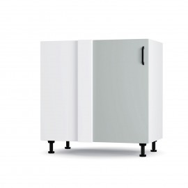 BC80822M05 Modest Κάτω Γωνιακό Ντουλάπι Γκρι 100x48x82εκ