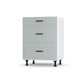 LD1260M05 Modest Κάτω Ντουλάπι Συρταριέρα Γκρι  60x48x82εκ