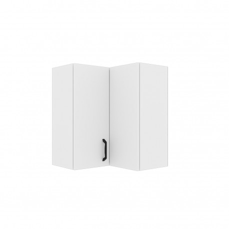WG6072M02 Modest Πάνω Ντουλάπι Γωνιακό Λευκό 60-60x32x72cm