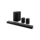 LG S70TR Soundbar 5.1 Bluetooth και HDMI 500W με Ασύρματο Subwoofer και Τηλεχειριστήριο Μαύρο