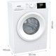 Gorenje Πλυντήριο Ρούχων 7kg 1200 Στροφών WNGPI72SBS B (033022901)