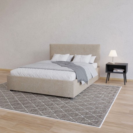 GR-BILL15-M01 Κρεβάτι Billy Μπεζ 150x200cm