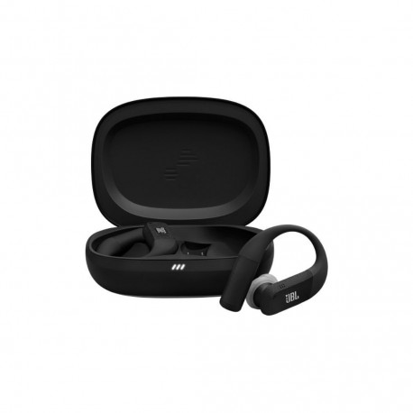 JBL Endurance Peak 4 In-ear Bluetooth Handsfree Ακουστικά με Αντοχή στον Ιδρώτα και Θήκη Φόρτισης Μαύρα