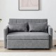 Ε998,4W TEMPO-W Καναπές - Κρεβάτι, Με ανάκλιση πλάτης, Ύφασμα Γκρι