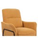 14770107 Πολυθρόνα ArteLibre ELAN Πορτοκαλί Ύφασμα Κοτλέ/Μέταλλο 94x77x82cm Πορτοκαλί