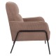 14770112 Πολυθρόνα ArteLibre ELAN Taupe Ύφασμα Κοτλέ/Μέταλλο 94x77x82cm Εκρού/Taupe