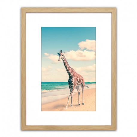 14680012 Πίνακας Σε Κορνίζα ArteLibre Πλαστικό -Άγρια Ζώα Στη Θάλασσα II- 35x45x1.8cm