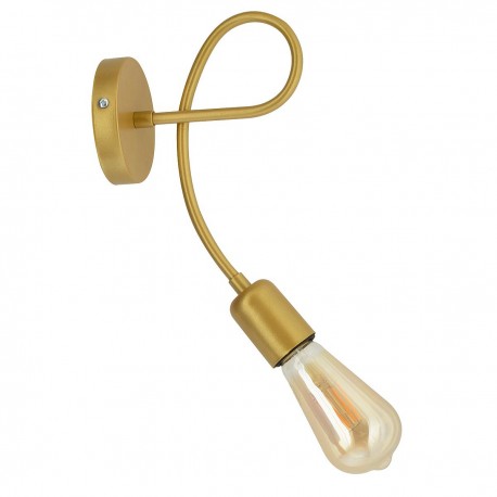 14780002 Φωτιστικό Τοίχου ArteLibre ALE Χρυσό Μέταλλο 17x28cm