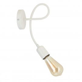 14780003 Φωτιστικό Τοίχου ArteLibre ALE Λευκό Μέταλλο 17x28cm