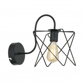 14780055 Φωτιστικό Τοίχου ArteLibre MOND Μαύρο Μέταλλο 30x36cm