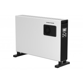 United Θερμοπομπός Δαπέδου 2000W με Ηλεκτρονικό Θερμοστάτη 37.7x52.5cm Λευκός