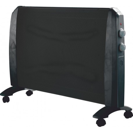 United UHM-877 Θερμοπομπός Δαπέδου 2000W Mica Μαύρος 79x64cm