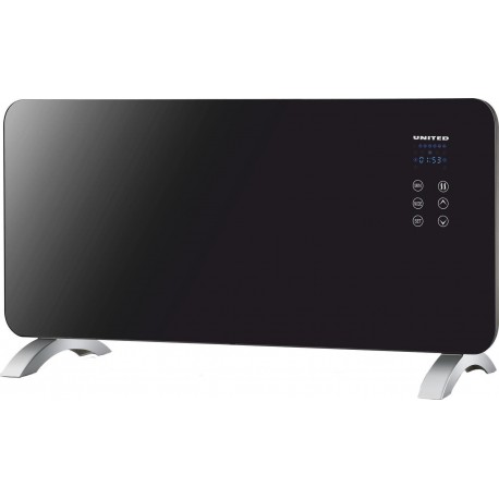 United UHP-797 Θερμοπομπός Δαπέδου 2000W Mica με Ηλεκτρονικό Θερμοστάτη 92x43cm