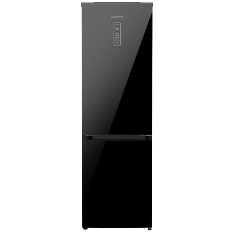 Morris G73346EBB Ψυγειοκαταψύκτης 344lt NoFrost Υ195xΠ60xΒ65.8εκ. Μαύρο Γυαλί E