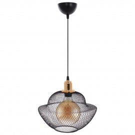 ΦΩΤΙΣΤΙΚΟ ΟΡΟΦΗΣ ΜΑΥΡΟ ΜΕΤΑΛΛΙΚΟ ΜΟΝΤΕΡΝΟ ΠΛΕΓΜΑ Φ30x65Yεκ.HM7690.01