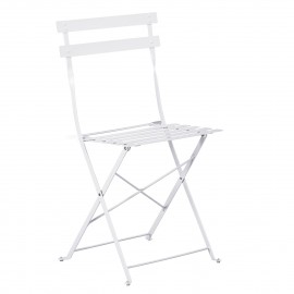 ΚΑΡΕΚΛΑ ΖΑΠΠΕΙΟΥ ΠΤΥΣΣΟΜΕΝΗ SOPHIE HM6337.01 ΜΕΤΑΛΛΙΚΗ ΛΕΥΚΗ 41x43x80Υεκ.